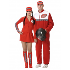 DISFRAZ AZAFATA CARRERAS ADULTO