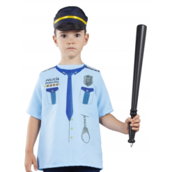 CAMISA Y GORRA POLICÍA INFANTIL