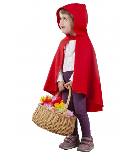 CAPA ROJA CON CAPUCHA INFANTIL 3 CAPA ROJA CON CAPUCHA INFANTIL