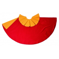 CAPOTE ROJO Y AMARILLO INFANTIL