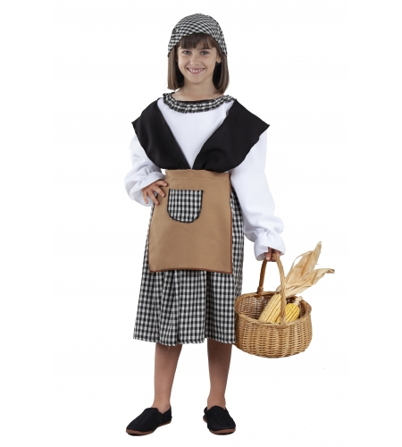 DISFRAZ CASTAÑERA INFANTIL 3 DISFRAZ CASTAÑERA INFANTIL