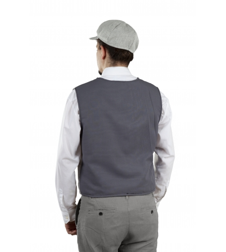 CHALECO GRIS ADULTO 3 CHALECO GRIS ADULTO