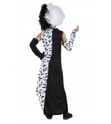 DISFRAZ CRUELA NIÑA 3 DISFRAZ CRUELA NIÑA