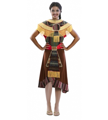 DISFRAZ AZTECA MUJER 3 DISFRAZ AZTECA MUJER