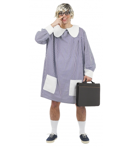 DISFRAZ BATA COLEGIAL ADULTO 3 DISFRAZ BATA COLEGIAL ADULTO