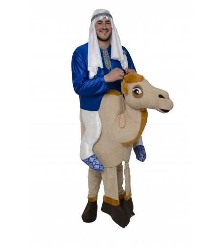 DISFRAZ BEDUINO CON CAMELLO 3 DISFRAZ BEDUINO CON CAMELLO