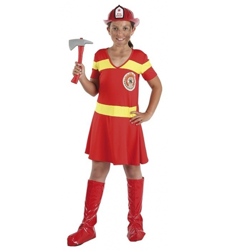 DISFRAZ BOMBERA INFANTIL 3 DISFRAZ BOMBERA INFANTIL