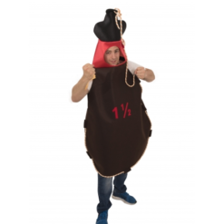 DISFRAZ BOTA DE VINO ADULTO