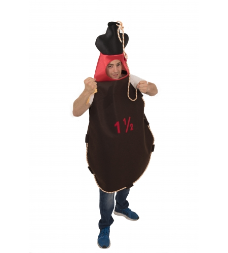 DISFRAZ BOTA DE VINO ADULTO 3 DISFRAZ BOTA DE VINO ADULTO