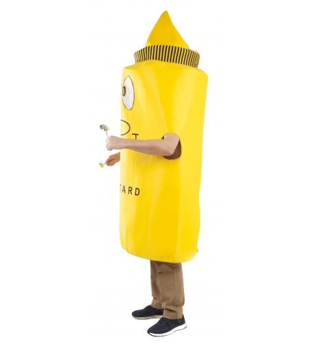 DISFRAZ BOTE DE MOSTAZA 4 DISFRAZ BOTE DE MOSTAZA - Imagen 2