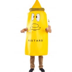 DISFRAZ BOTE DE MOSTAZA