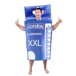 DISFRAZ CAJITA DE PRESERVATIVOS