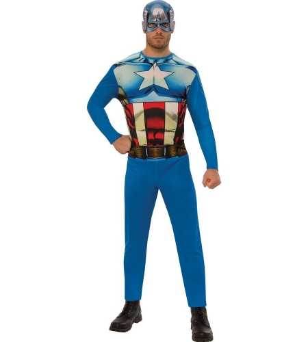 DISFRAZ CAPITÁN AMÉRICA ADULTO 3 DISFRAZ CAPITÁN AMÉRICA ADULTO
