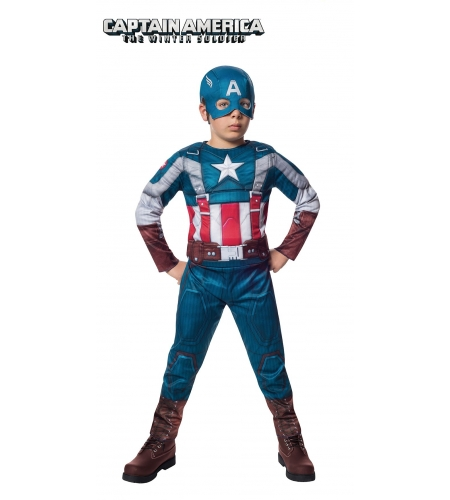 DISFRAZ CAPITAN AMÉRICA MUSCULOSO INFANTIL 3 DISFRAZ CAPITAN AMÉRICA MUSCULOSO INFANTIL