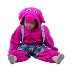 DISFRAZ CERDITO VALIENTE BEBÉ