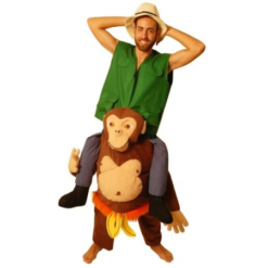 DISFRAZ CHIMPANCÉ CON EXPLORADOR
