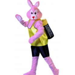 DISFRAZ CONEJO CON PILA ADULTO