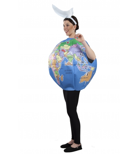 DISFRAZ BOLA DEL MUNDO ADULTO 5 DISFRAZ BOLA DEL MUNDO ADULTO - Imagen 3