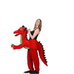 DISFRAZ DRAGÓN ROJO ADULTO