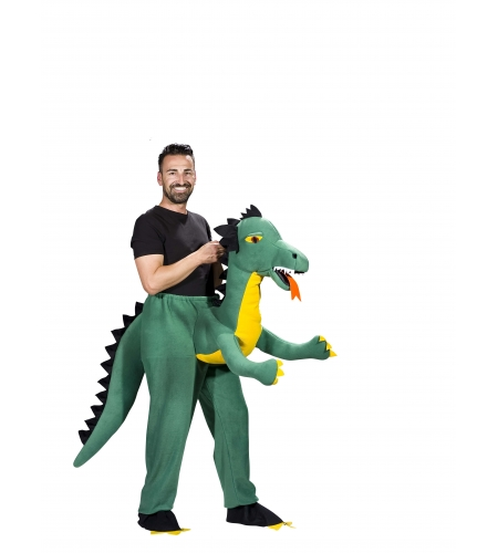 DISFRAZ DRAGON VERDE ADULTO 3 DISFRAZ DRAGON VERDE ADULTO