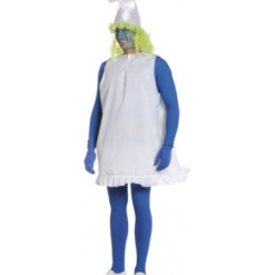 DISFRAZ ENANA AZUL TALLA GRANDE