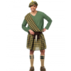 DISFRAZ ESCOCÉS VERDE ADULTO -Magasin Comarfi disfraz escoces verde
