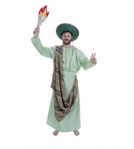 DISFRAZ ESTATUA DE LA LIBERTAD MEXICANA ADULTO 3 DISFRAZ ESTATUA DE LA LIBERTAD MEXICANA ADULTO