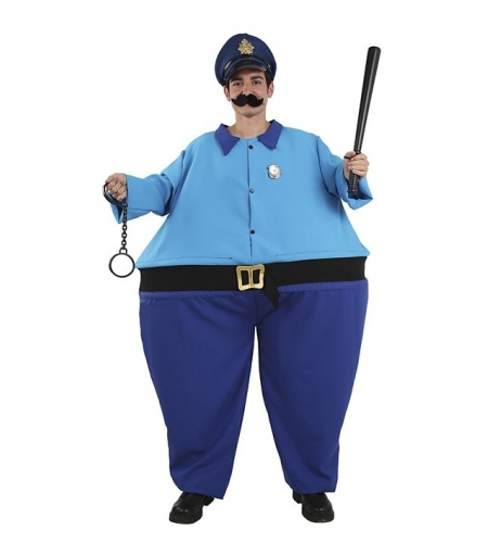 DISFRAZ JEFE DE POLICÍA GORDO 3 DISFRAZ JEFE DE POLICÍA GORDO