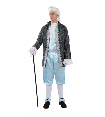 DISFRAZ MARQUÉS AZUL 3 DISFRAZ MARQUÉS AZUL