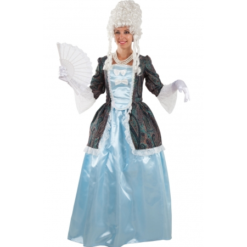 DISFRAZ MARQUESA AZUL