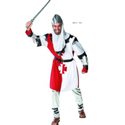 DISFRAZ MEDIEVAL CRUZADO ADULTO
