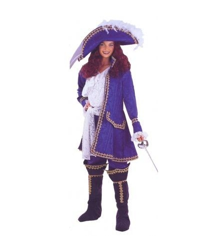 DISFRAZ MOSQUETERA AZUL MUJER 3 DISFRAZ MOSQUETERA AZUL MUJER