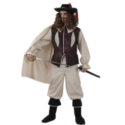 DISFRAZ MOSQUETERO ADULTO
