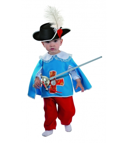DISFRAZ MOSQUETERO BEBÉ 3 DISFRAZ MOSQUETERO BEBÉ