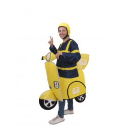 DISFRAZ MOTO CORREOS ADULTO