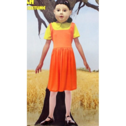 DISFRAZ MUÑECA JUEGO DEL CALAMAR