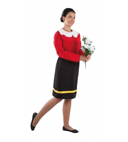 DISFRAZ OLIVIA POPEYE ADULTO 3 DISFRAZ OLIVIA POPEYE ADULTO