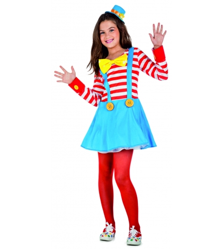 DISFRAZ PAYASITA INFANTIL 3 DISFRAZ PAYASITA INFANTIL
