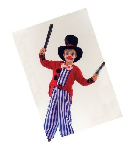DISFRAZ PAYASO CON CHISTERA INFANTIL 3 DISFRAZ PAYASO CON CHISTERA INFANTIL