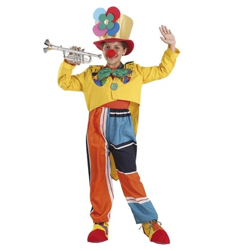 DISFRAZ PAYASO FLOR INFANTIL 3 DISFRAZ PAYASO FLOR INFANTIL
