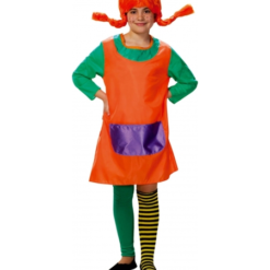 DISFRAZ CHICA CON COLETAS INFANTIL