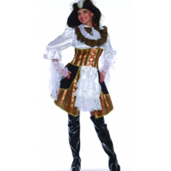 DISFRAZ PIRATA BUCANERA ADULTO