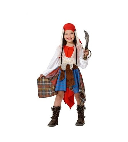 DISFRAZ PIRATA NIÑA 3 DISFRAZ PIRATA NIÑA