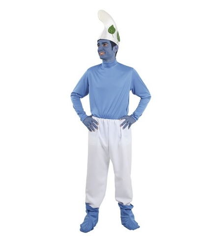 DISFRAZ ENANO AZUL ADULTO 3 DISFRAZ ENANO AZUL ADULTO