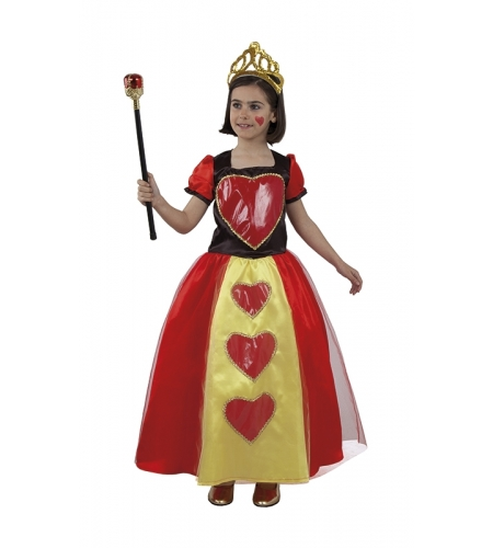 DISFRAZ REINA DE CORAZONES INFANTIL 3 DISFRAZ REINA DE CORAZONES INFANTIL