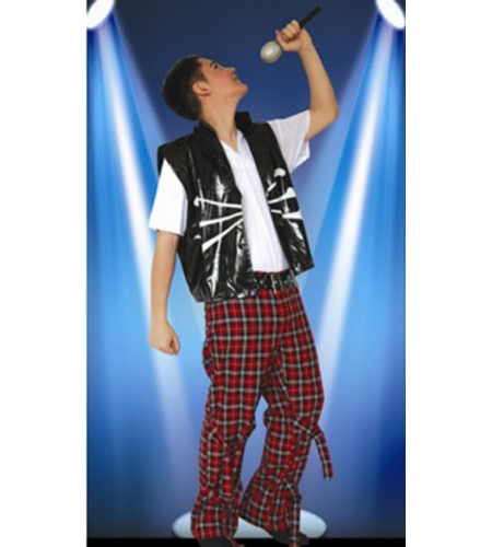 DISFRAZ ROCKERO ADULTO 3 DISFRAZ ROCKERO ADULTO