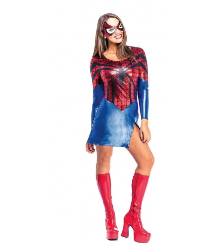 DISFRAZ SPIDERGIRL ADULTO 3 DISFRAZ SPIDERGIRL ADULTO