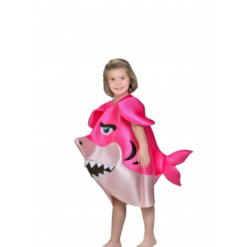 DISFRAZ TIBURÓN ROSA INFANTIL