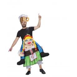 DISFRAZ TIROLESA A HOMBROS