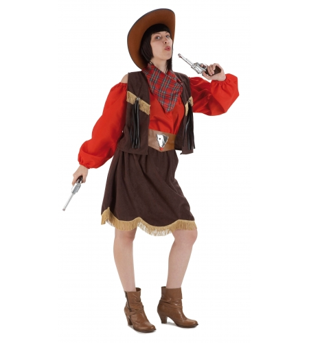 DISFRAZ VAQUERA LUJO ADULTO 3 DISFRAZ VAQUERA LUJO ADULTO